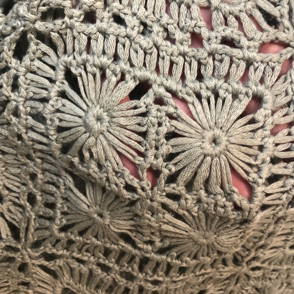 Forever 21 Crop Top Knitted Sz S Grey - Picture 2 of 3